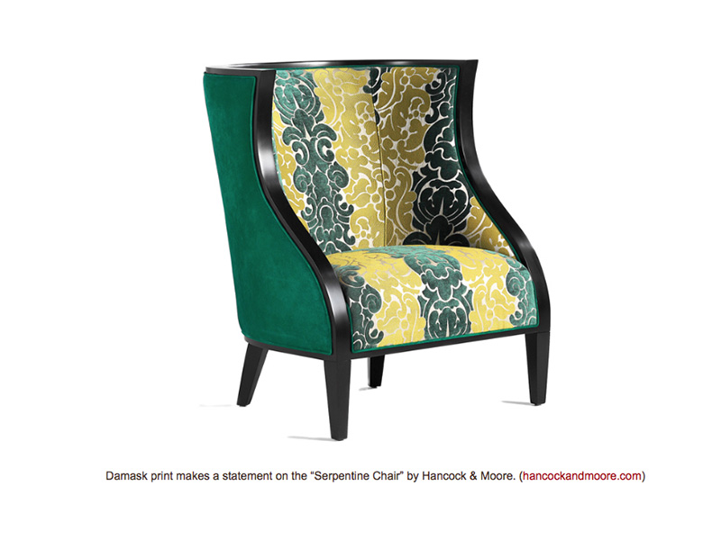  Traditional Home 2015 website - Serpentine Chair 