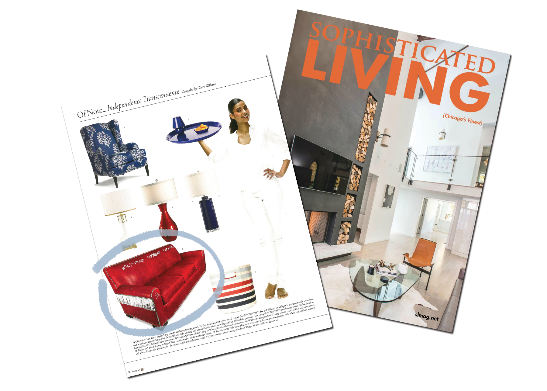  Sophisticated Living July/Aug 2015-Yosemite Sofa 