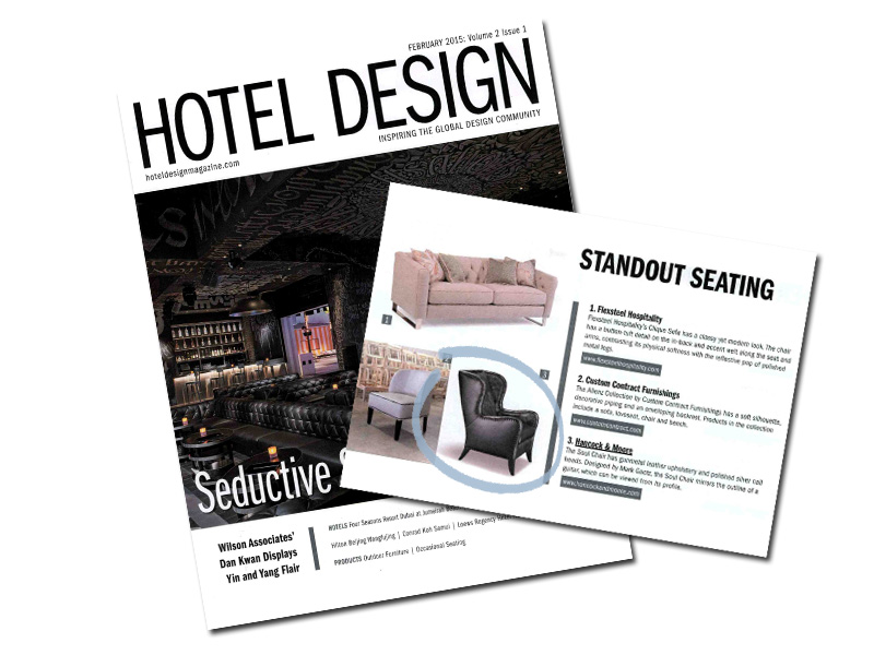  Hotel Design Feb. 2015 - Soul Chair 