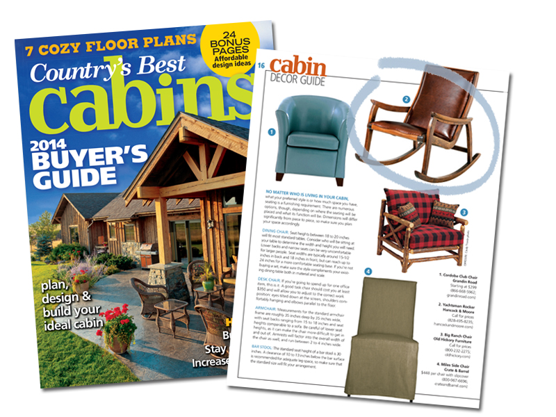  Country's Best Cabins 2014 - Yachtsman Rocker 