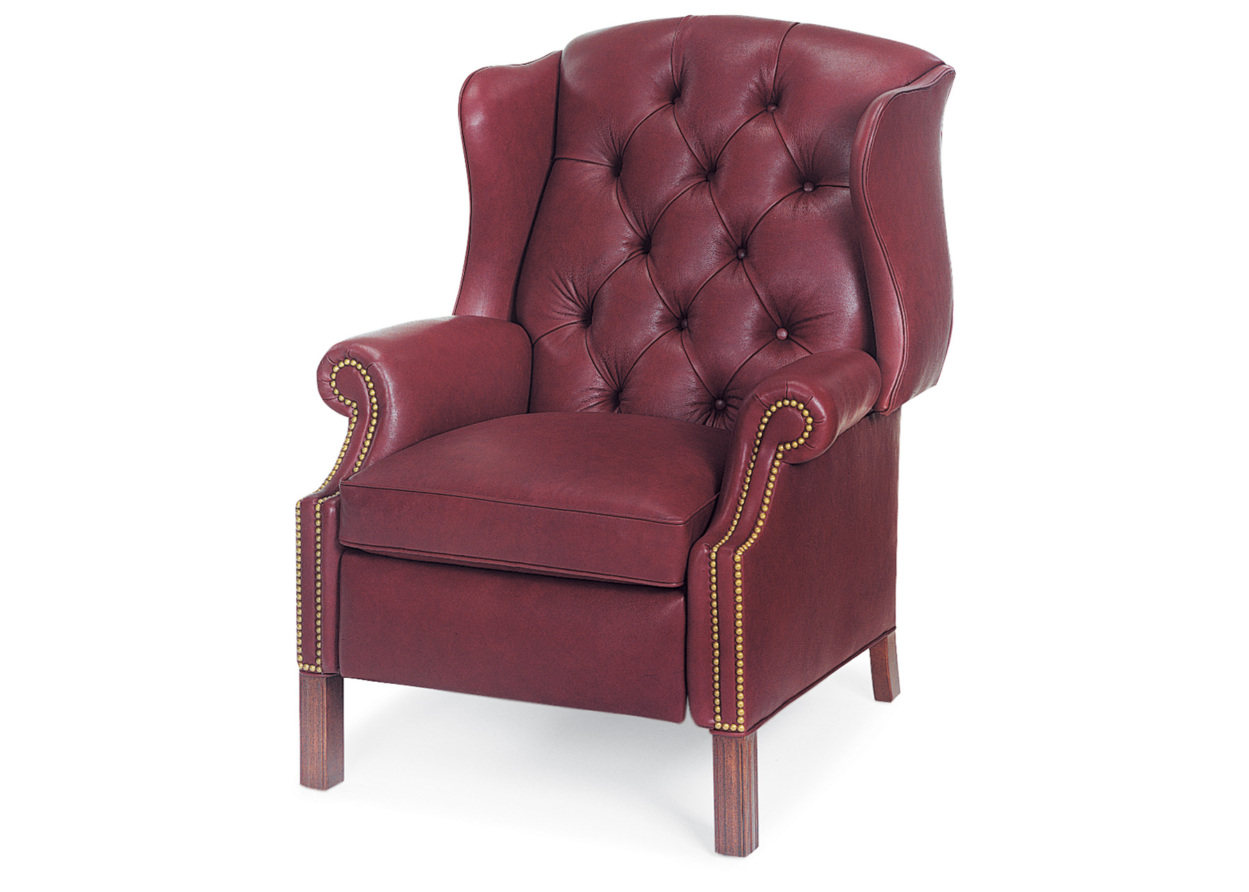 BROWNING TUFTED WING CHAIR POWER RECLINER