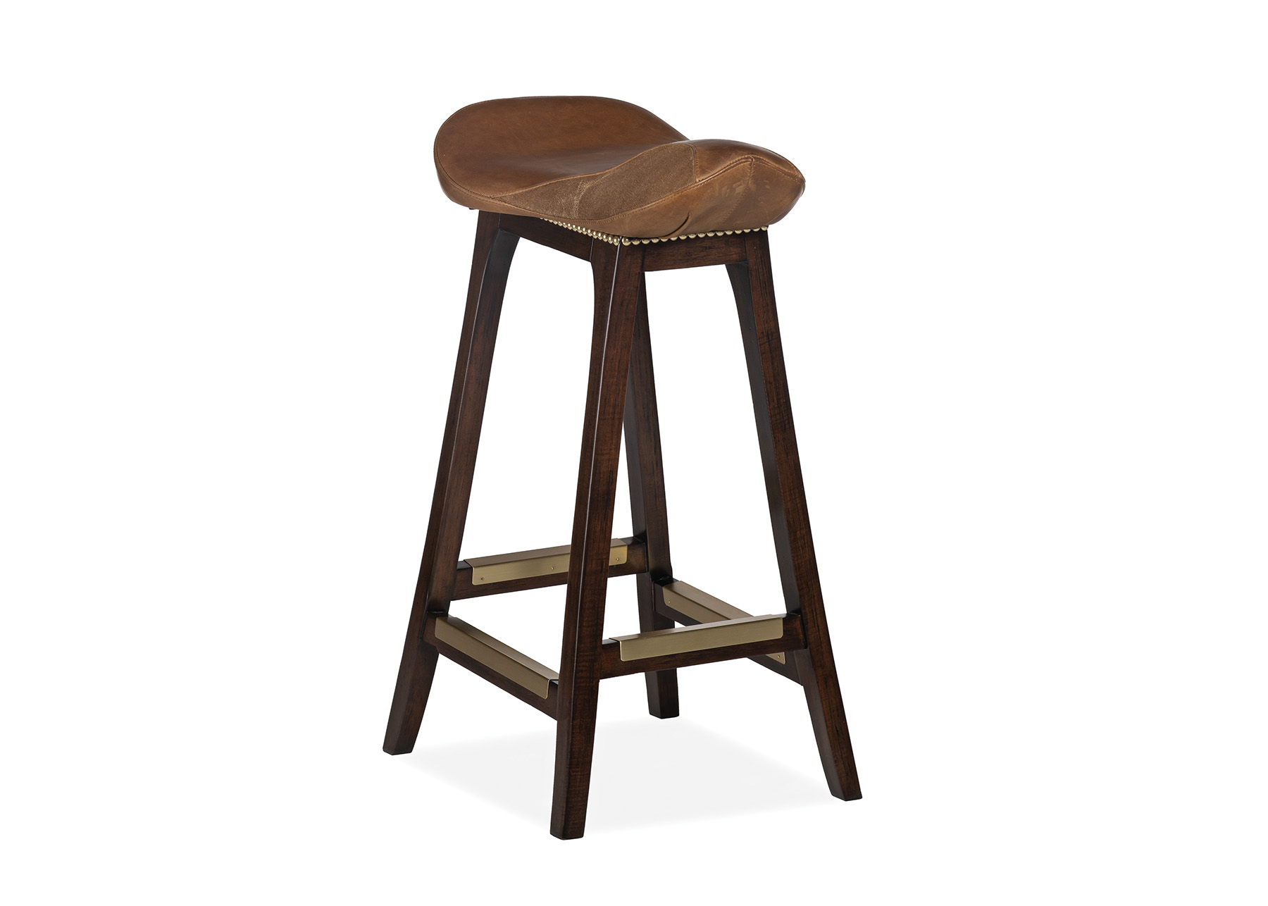 ENGLISH SADDLE COUNTER STOOL