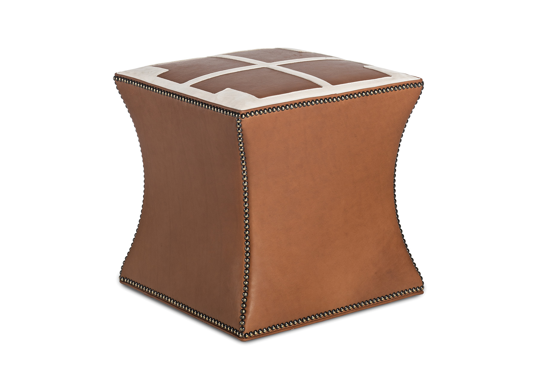 CAMI OTTOMAN WITH EMBOSSED TOP