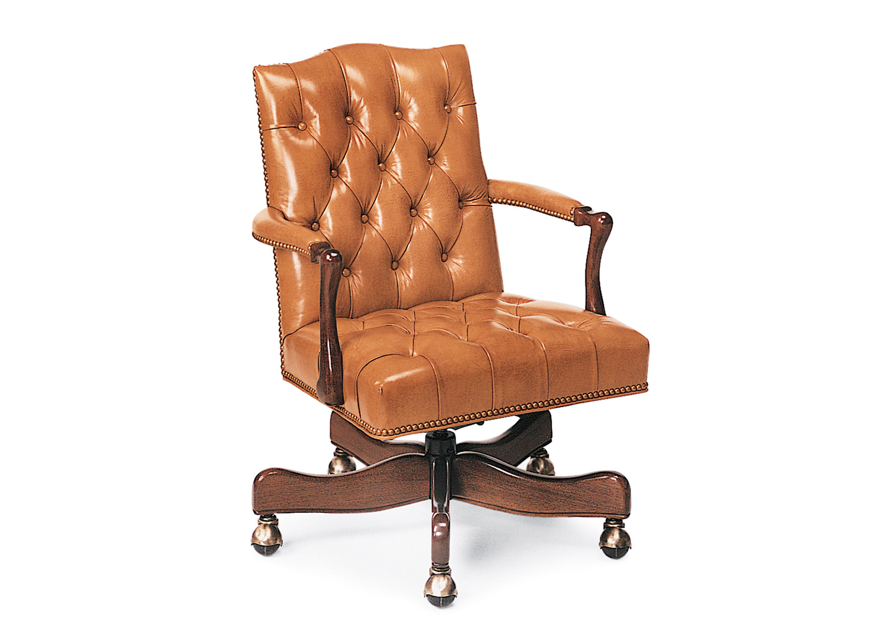 GRAHAM TUFTED SWIVEL-TILT CHAIR