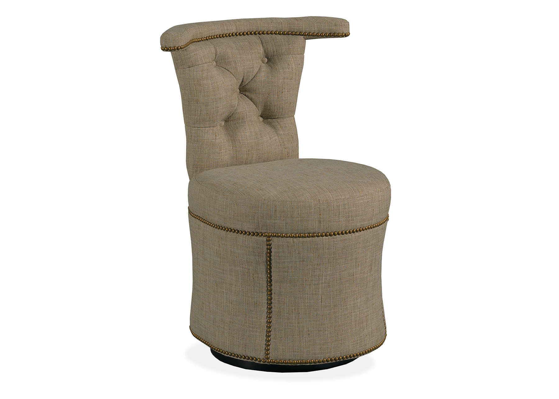 MARGEAUX SWIVEL SLIPPER CHAIR