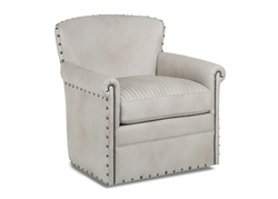 TRAVELER'S QUILTED SWIVEL CHAIR